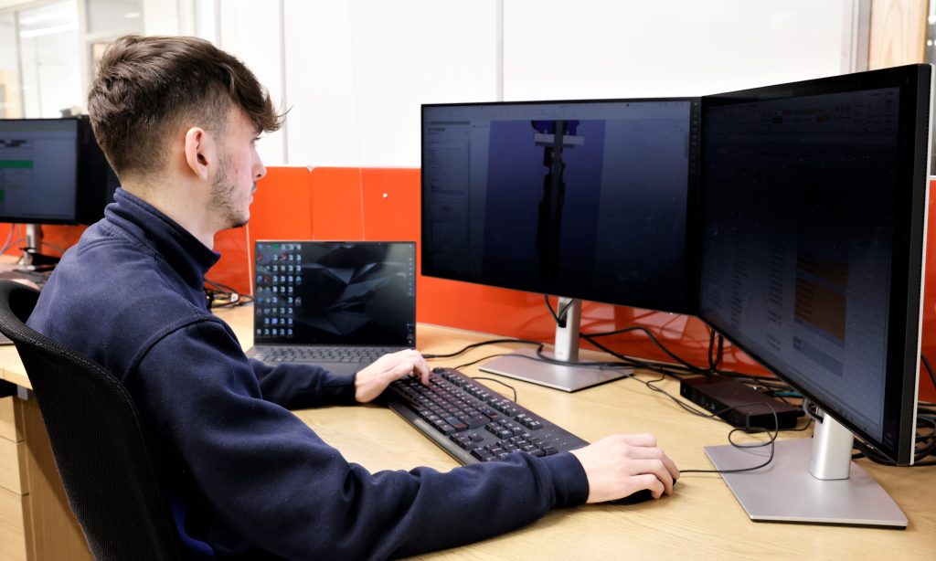 Shipham Valves apprentice Jack Margerison is currently studying for the extended level 3 in engineering design