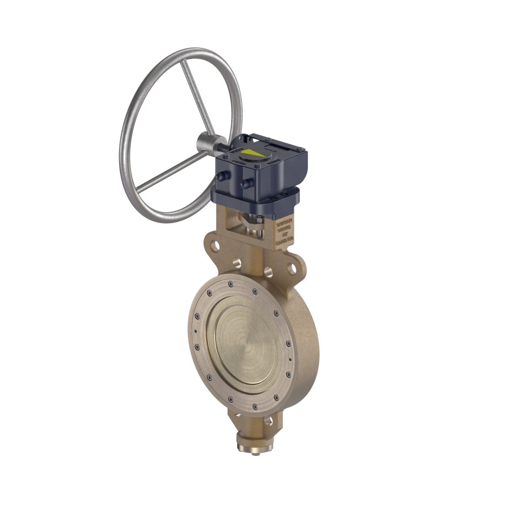 Shipham Valves Double Offset Butterfly Valve with wafer body BU01