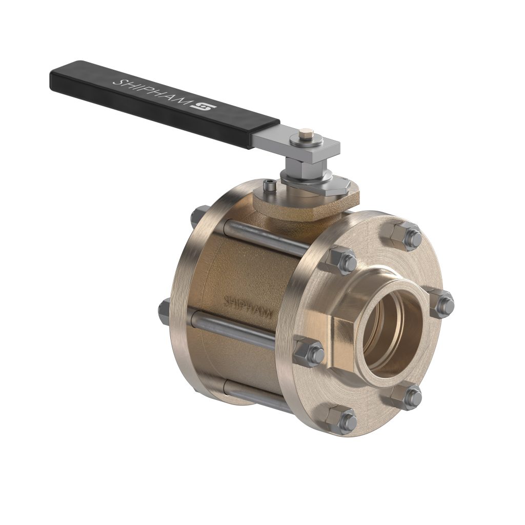 Shipham Valves Floating Ball Valve Three Piece Full Bore Body