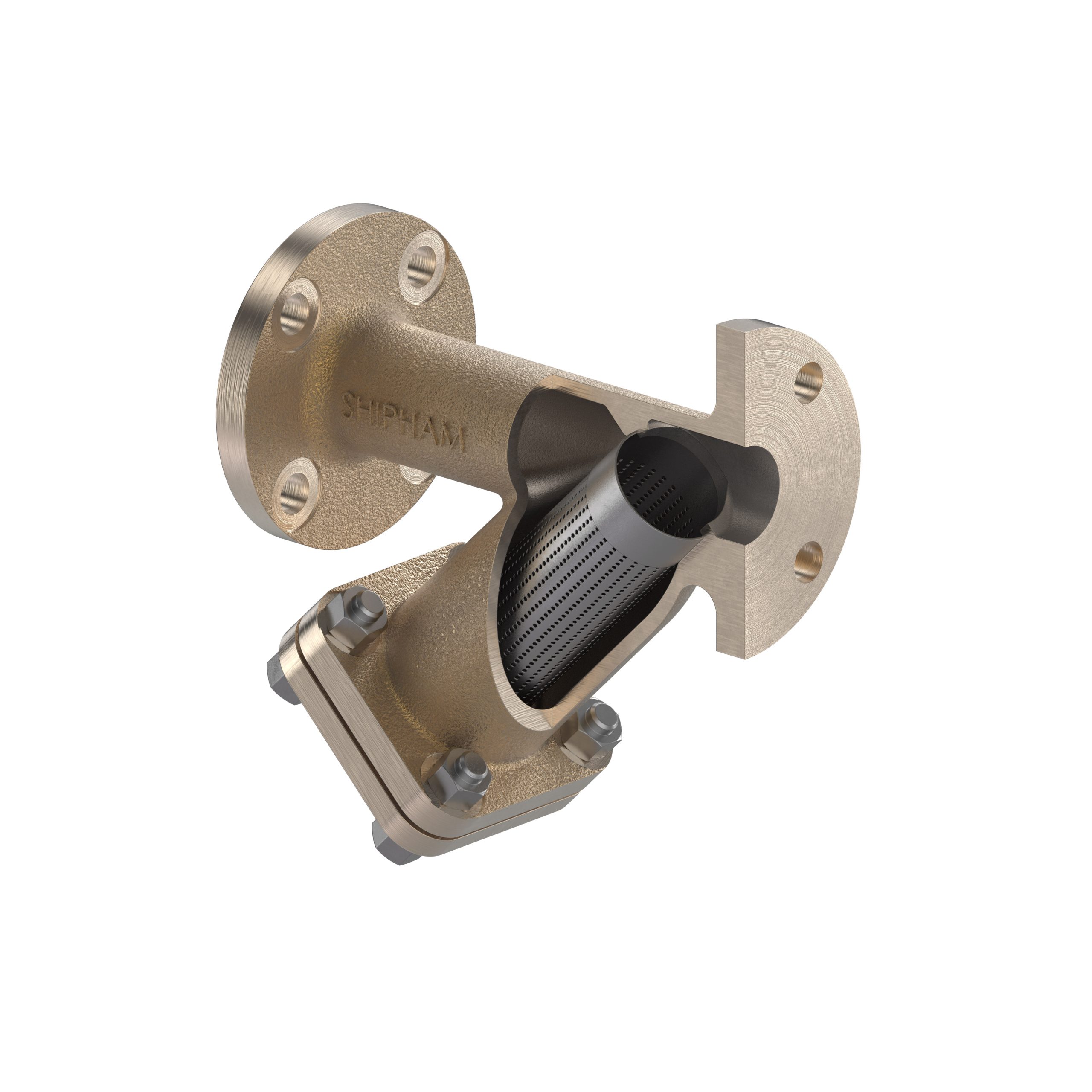 Shipham Valves Y-Type Strainer with Bolted Bonnet