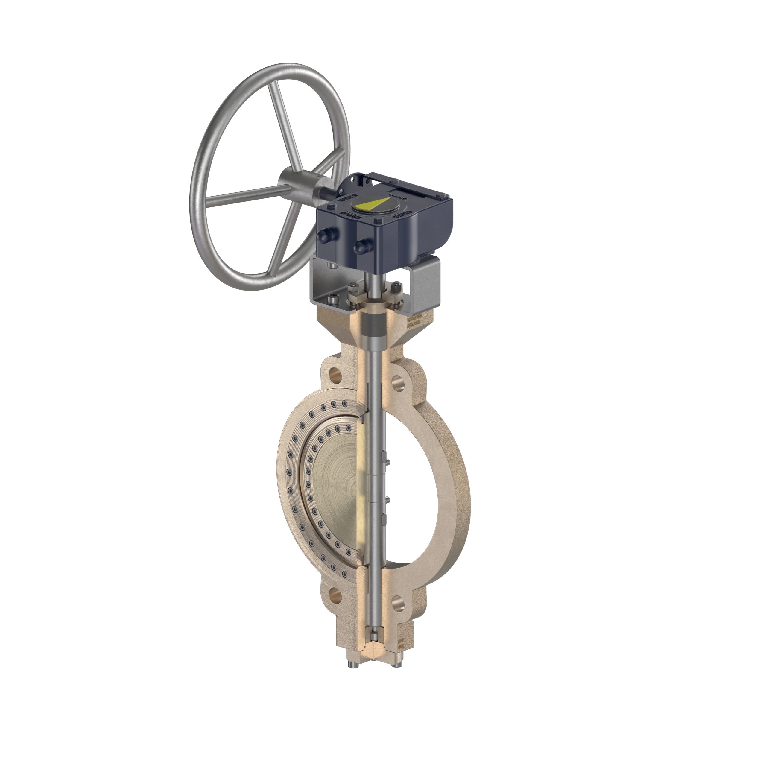 Shipham Valves BU04 Triple-Offset Butterfly Valve with wafer body